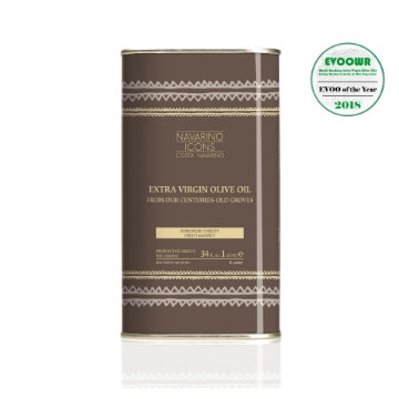 Eleon Extra Virgin Olive Oil - 1000ml Tin - Navarino Icons Eleon Extra Virgin Olive Oil - 1000ml Tin - Navarino Icons