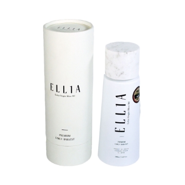 Ell1a Early Harvest Manaki EVOO – Premium olijfolie met een hoog fenolgehalte | Bekroonde Griekse extra vierge olijfolie, luxe geschenkfles van 200 ml met marmeren dop