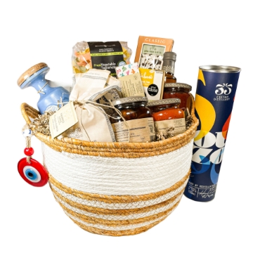 Touch of Greece Wicker Gift basket Touch of Greece Wicker Gift basket