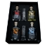 Afbeeldingen van Premium Kretenzische Tsikoudia Geschenkset - 4x200 ml, 35N, Gegraveerde Glazen.