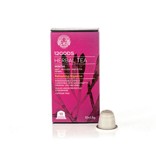 Mint Herbal Digestive Pods for Gas Relief, Bloating & Gut Health