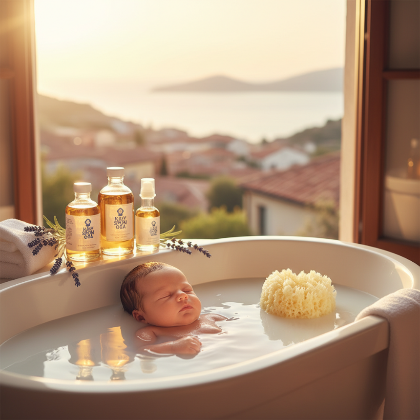 De meest verfijnde natuurlijke bad- en verzorgingsproducten voor baby's: Een Griekse benadering