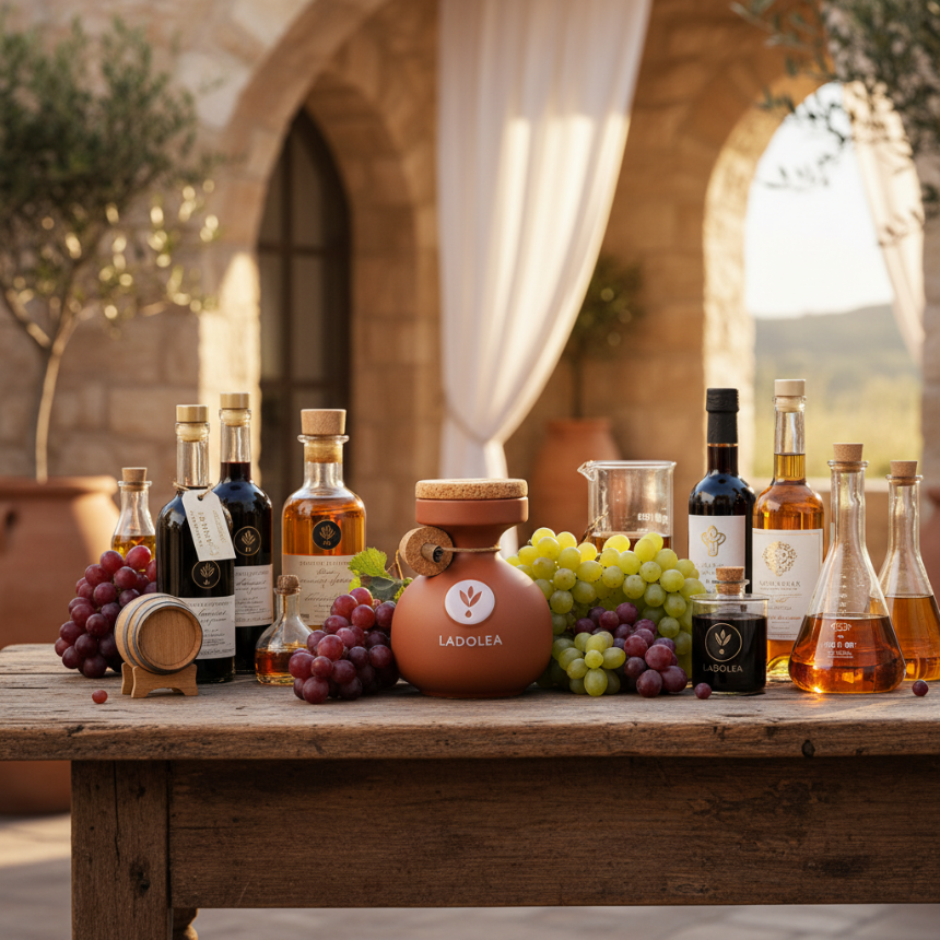 De Verfijnde Wereld van Mediterrane Azijn en Most: Een Reis door Duurzame Luxe
