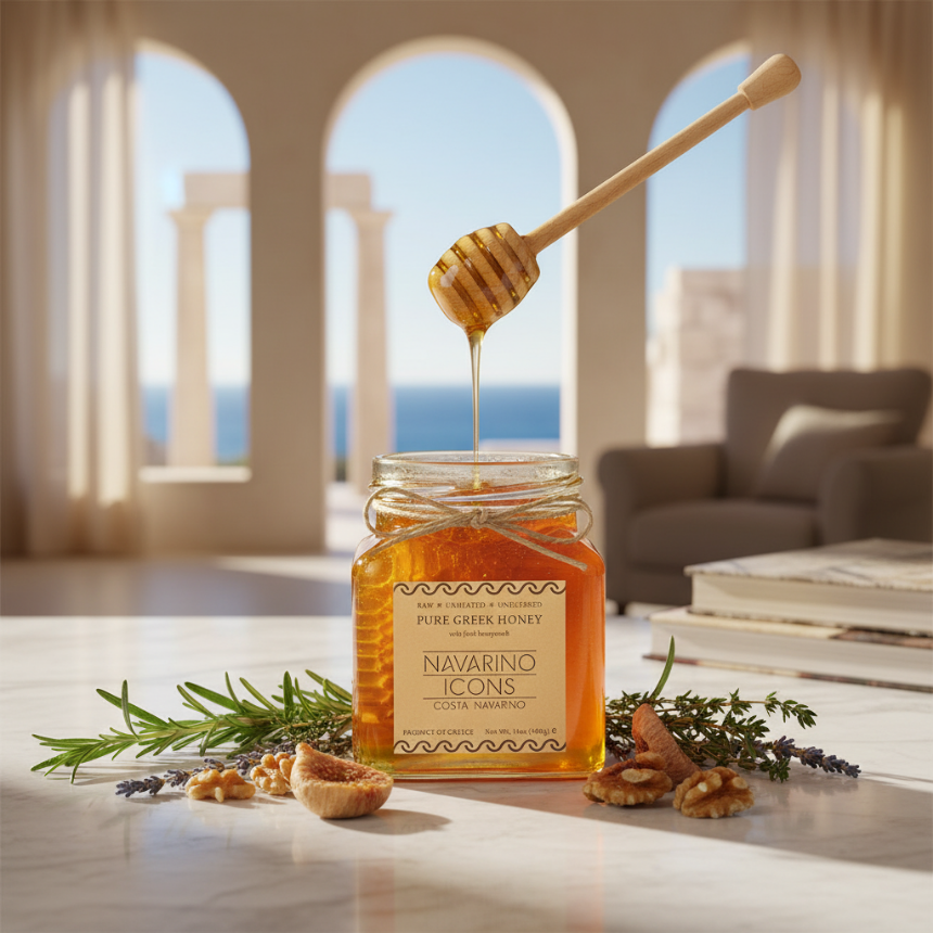 De Diepe Echo van Terroir: Een Duik in de Luxueuze Wereld van Griekse Honing