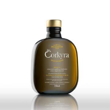 Corkyra Premium Blend Extra Virgin Olijfolie 250ml – Dellis Estate