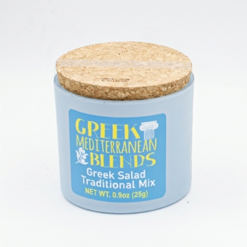 Salt Odyssey Griekse Salade Traditionele Mix 25g - Authentieke Kruiden- en Specerijenmix | Oregano, Basilicum, Tijm, Pepermunt met Ui & Paprika
