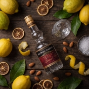 Promponas Naxos White Citron Special Liqueur 350 ml, 40% vol - Double Distilled on a clean ecommerce background