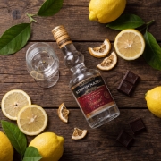 Promponas Naxos White Citron Special Liqueur 350 ml, 40% vol - Double Distilled on a clean ecommerce background